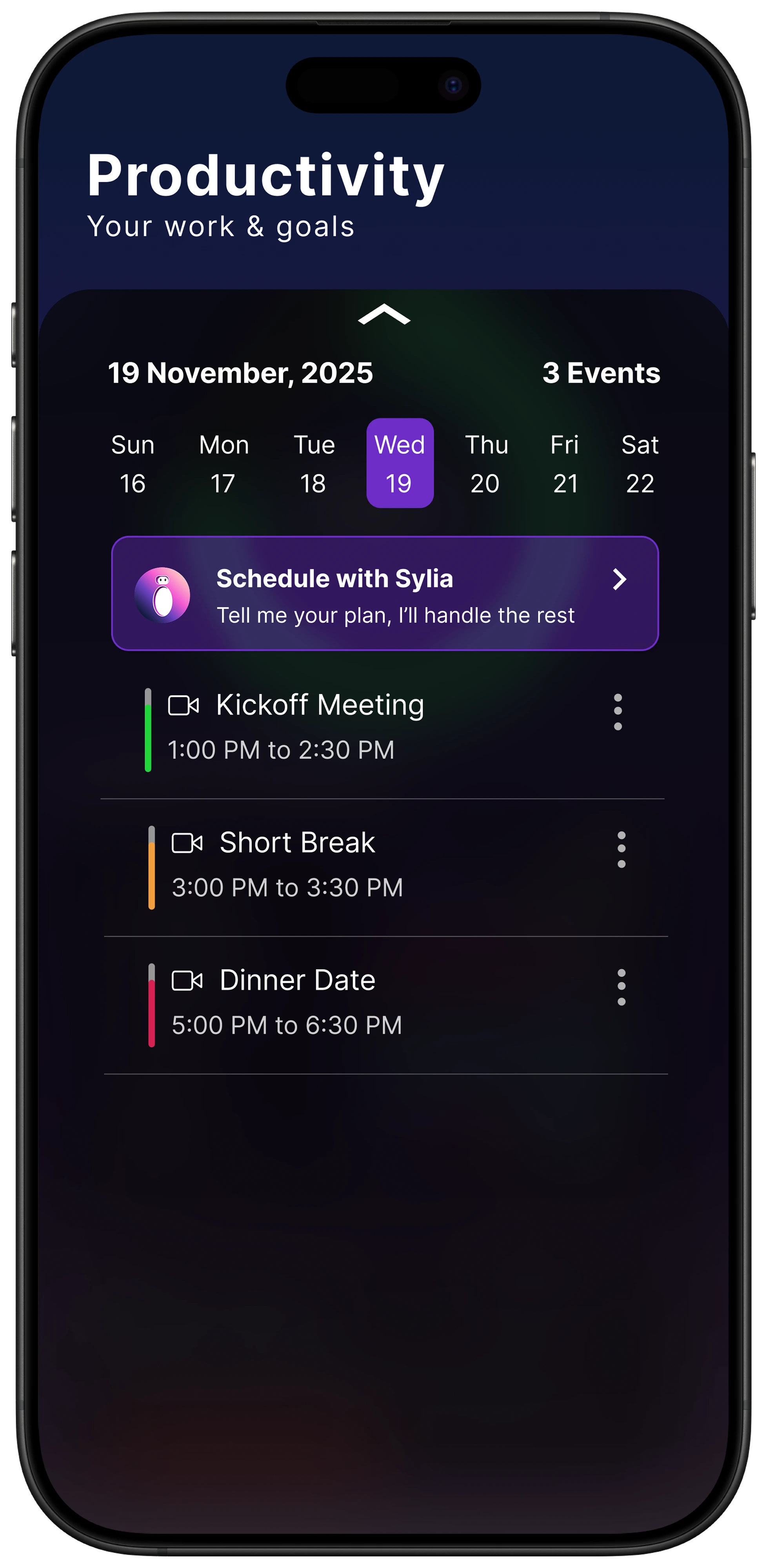 Calendar & Event List